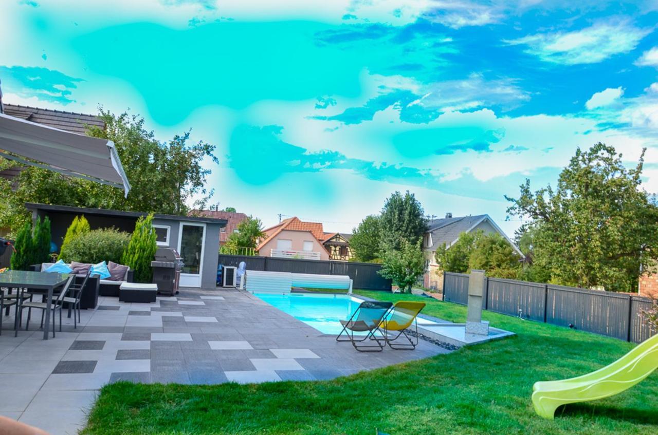 Gites Spa Strasbourg - La Villa 14 Furdenheim Exterior foto